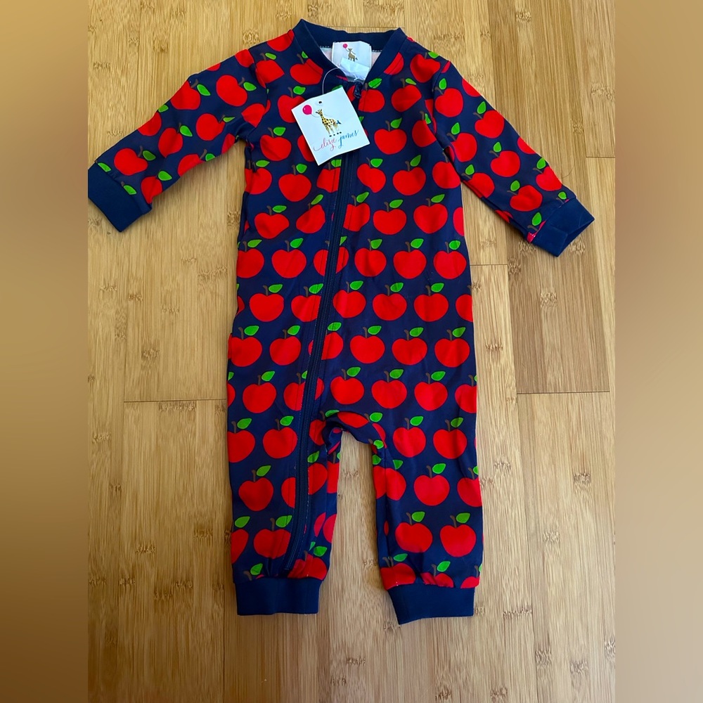 Cecil and Lou Eliza James Apple romper 9 M